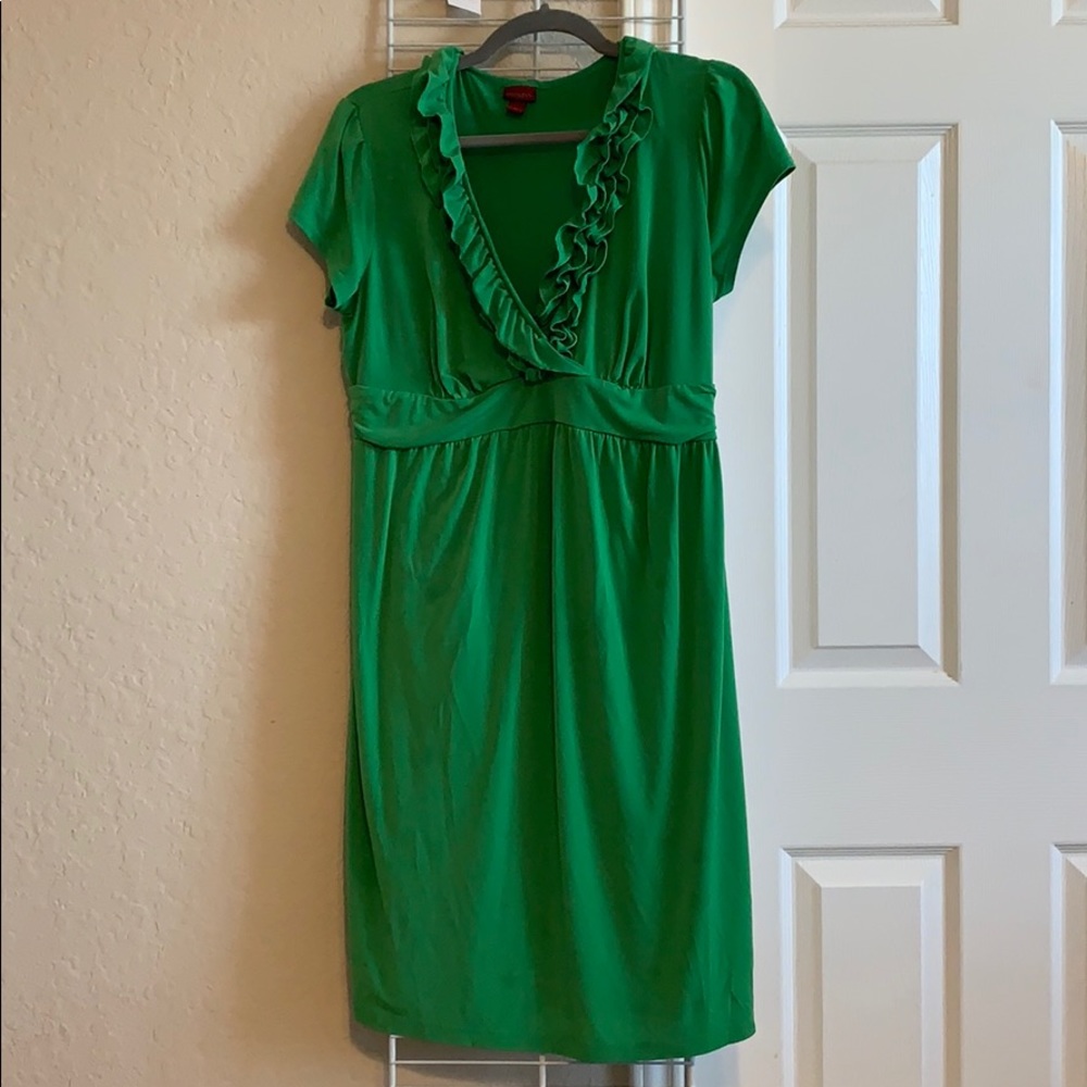 Merona ruffle neck dress